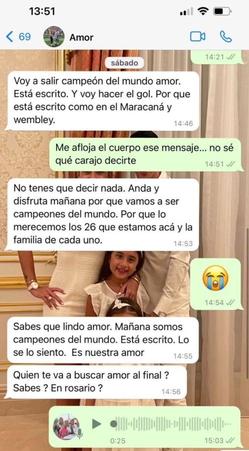 Imagen El vaticinio de Di María: "Vamos a ser campeones del mundo".