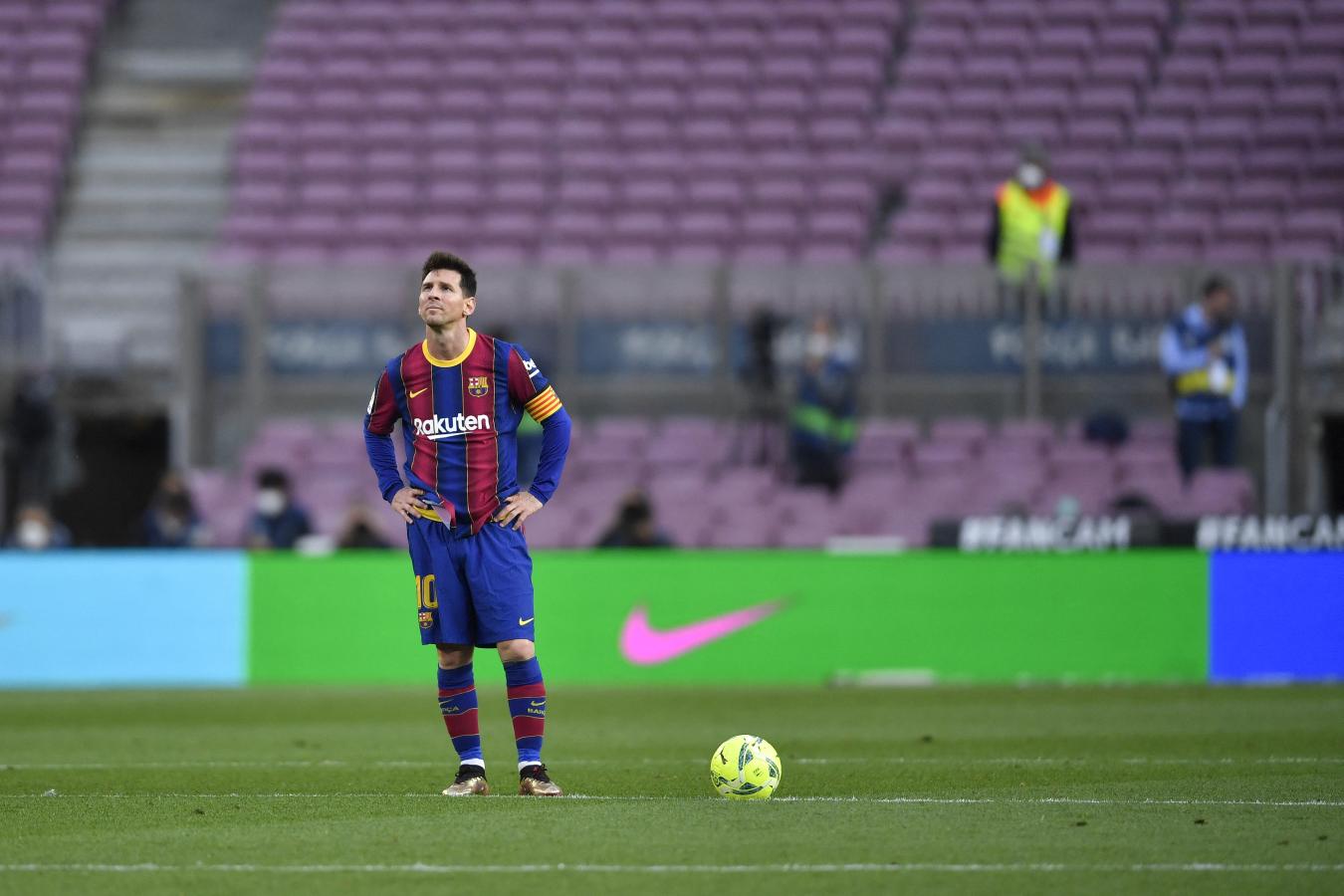 Imagen El 16 de mayo de 2021, sin saberlo, Messi jugó su último partido en Barcelona. (1-2 vs Celta) (Pau BARRENA / AFP)