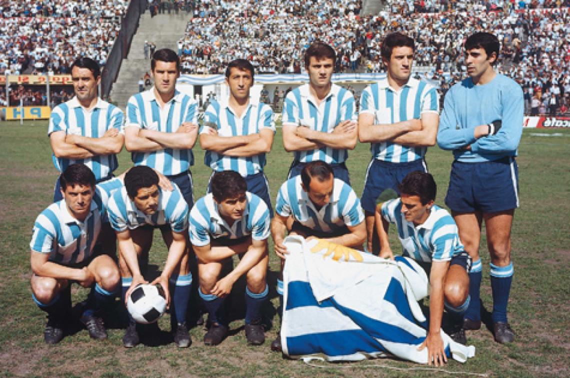 Imagen Arriba: Cejas, Basile, Perfumo, Martín, Chabay y Rulli. Abajo: Cardoso, Maschio, Cárdenas, Rodríguez y Raffo.