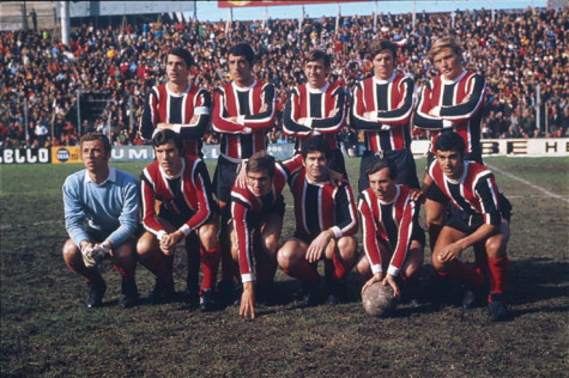 Imagen Arriba, de izquierda a dercha: Marcos, Puntorero, Recúpero, Orife y Neumann. Abajo: Petrocelli, Abel Pérez, Poncio, Jorge Gómez, Frasoldati y Bargas.