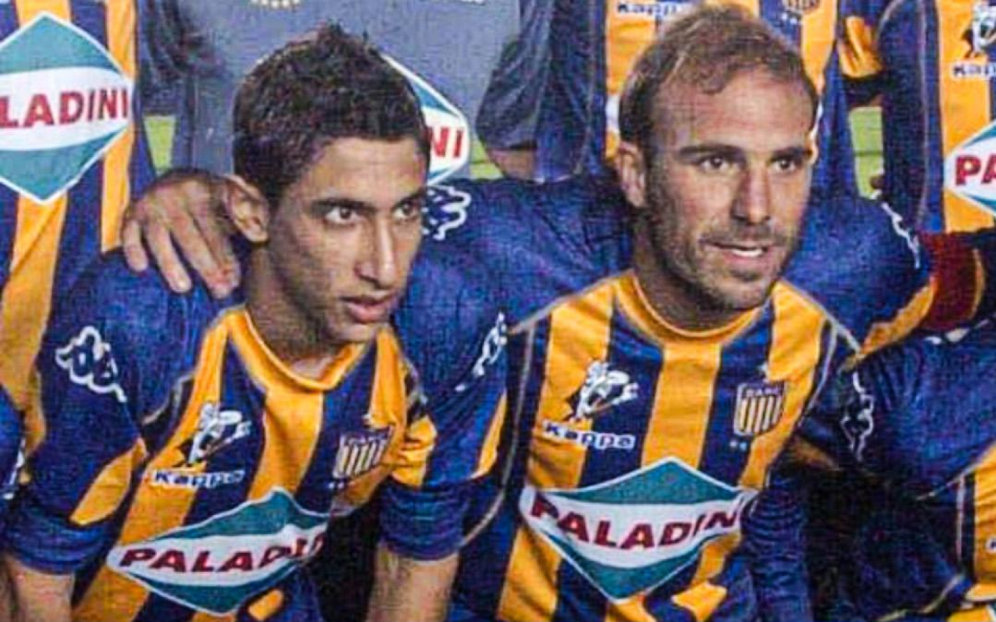 Imagen Di María y Belloso juntos, siempre unidos por Rosario Central.