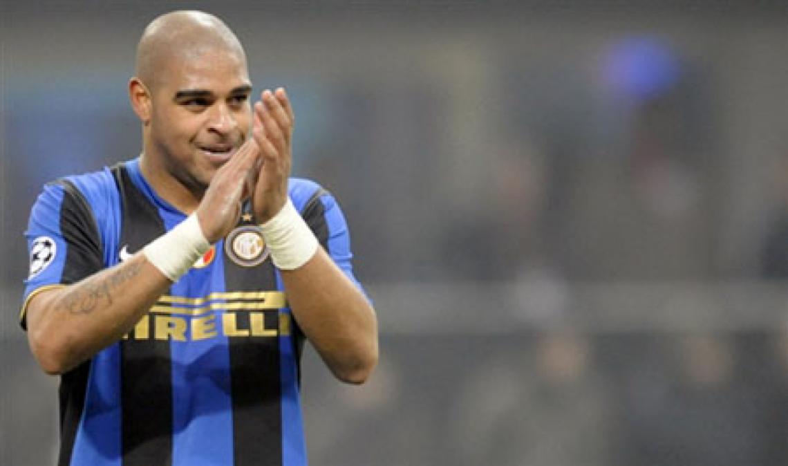 Imagen Adriano, 27 años, rescindió el contrato con el Inter de Italia.