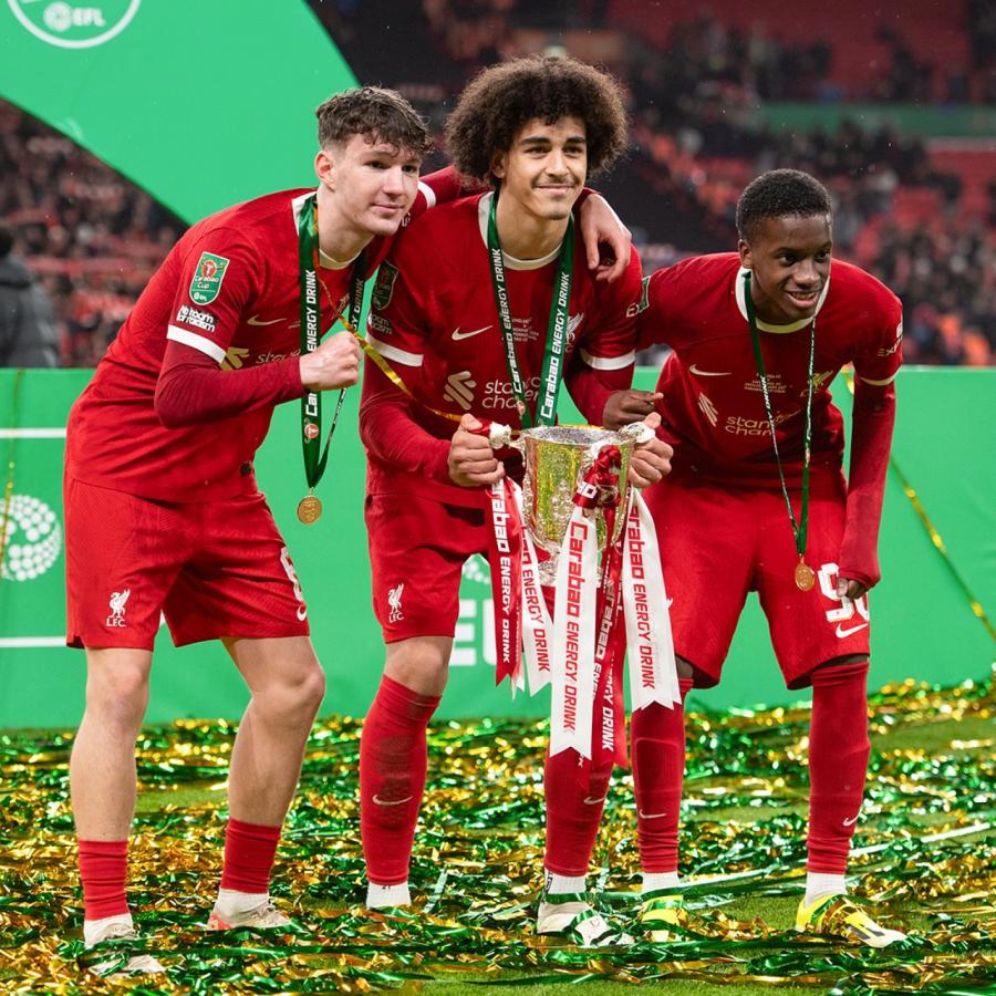 Imagen Koumas, Danns, Nyoni y la Carabao Cup. Ellos son el futuro de Liverpool.