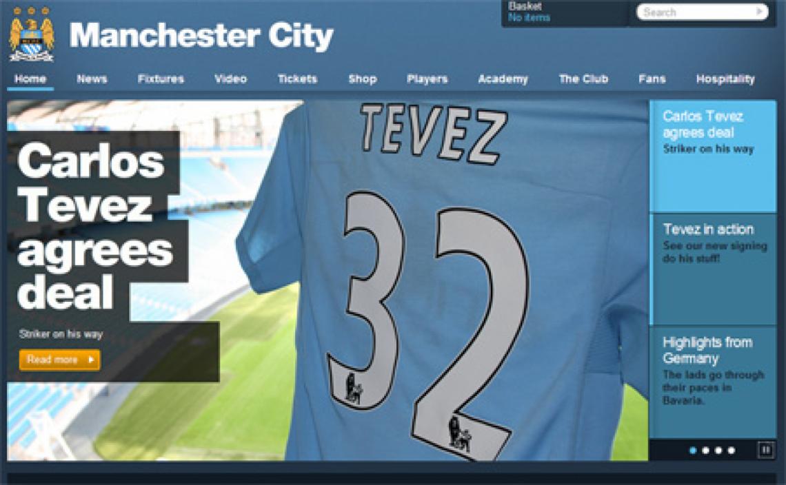 Imagen Esta imágen publicó Manchester City en su página oficial. Carlitos usará el número 32.