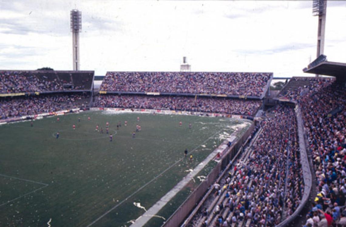 Imagen VISTA DEL GIGANTE. Ya comenzaron las remodelaciones en el estadio de Rosario Central.