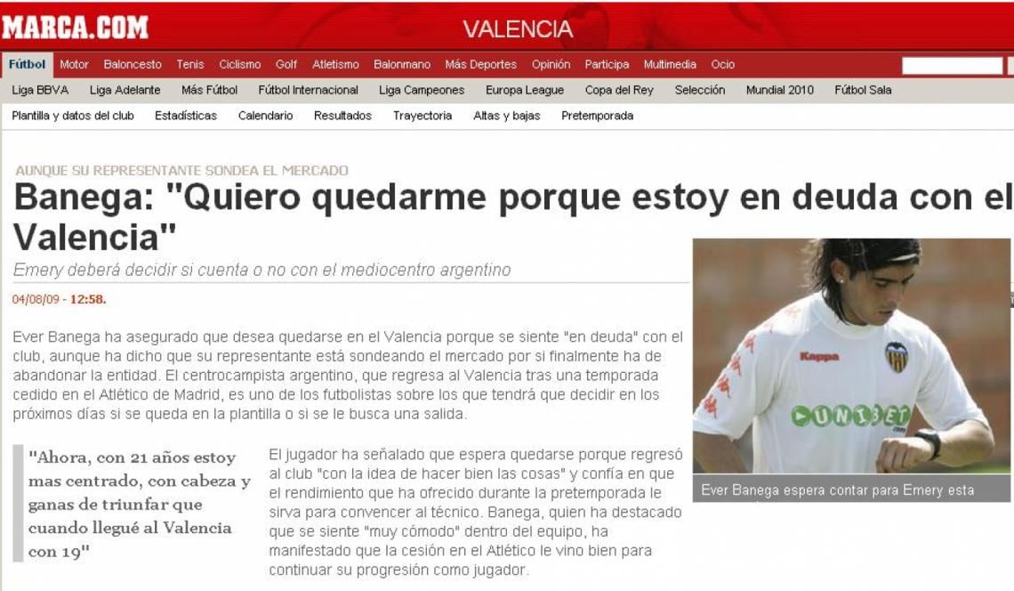Imagen La nota del periódico deportivo español lo ubica en el centro de la escena.