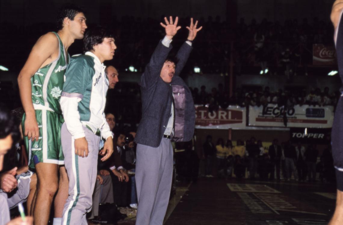 Imagen Su primer título con Atenas en 1992.