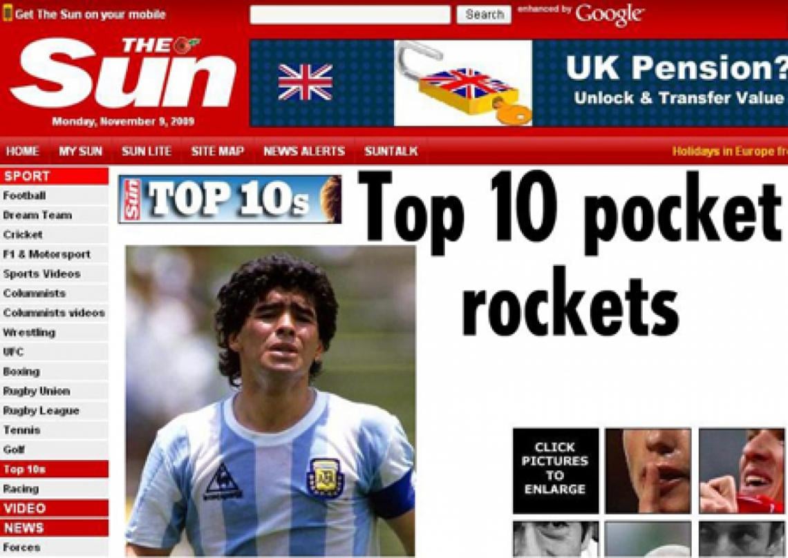 Imagen POCKET ROCKETS. Así tituló The Sun el ranking de los bajitos.