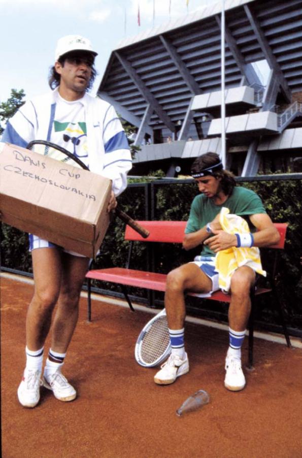 Imagen TUVO cruces con Horacio de La Peña pero lo convenció de seguir en el equipo de Davis, en 1987.