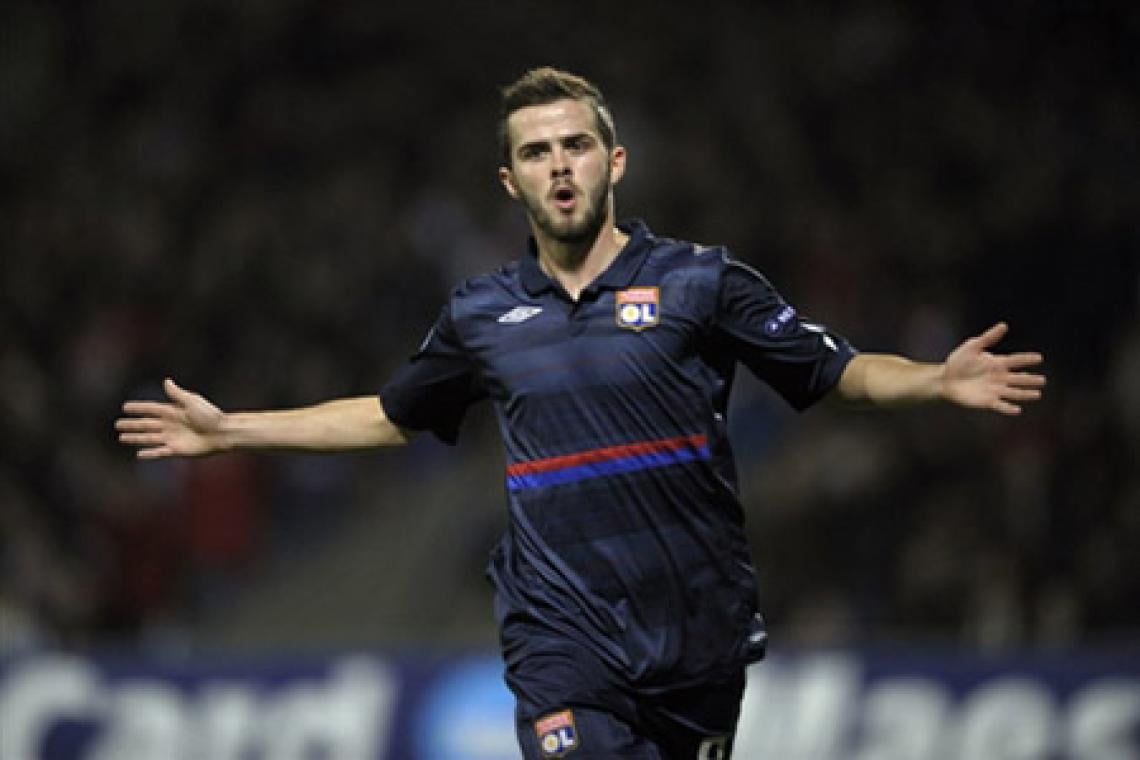 Imagen LA NUEVA JOYA DEL LYON, el bosnio Miralem Pjanic (AFP).