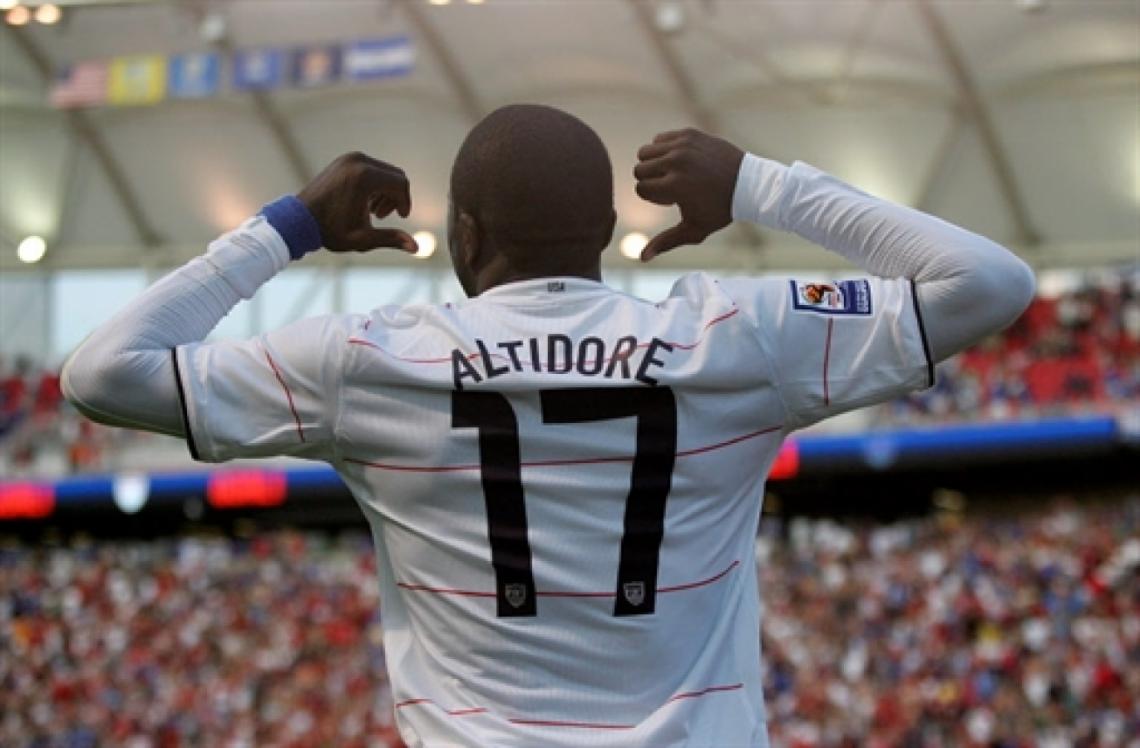 Imagen Así festejo su gol ante El Salvador por las Eliminatorias.