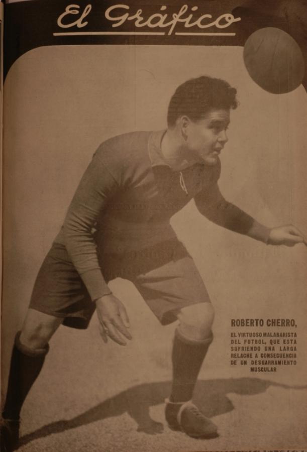 Imagen TAPA EN EL GRAFICO. Fue en septiembre de 1929. En total apareció en 8 portadas.