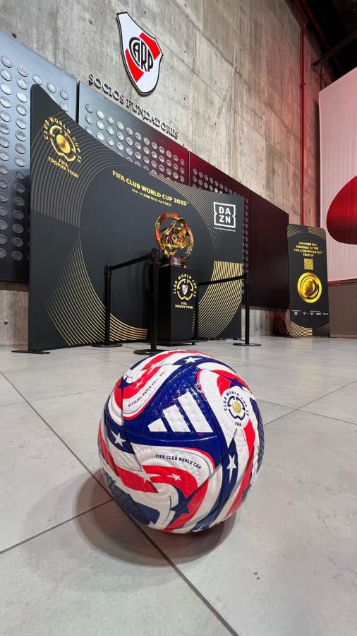 Imagen El trofeo del Mundial de Clubes ya se exhibe en el Museo de River.