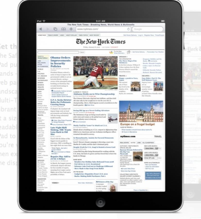 Imagen El iPad, nueva creación de Apple, provocó una revolución de ventas en Estados Unidos.