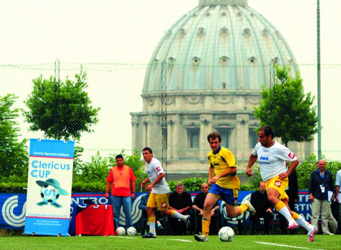 Imagen Clericus Cup en el Vaticano.