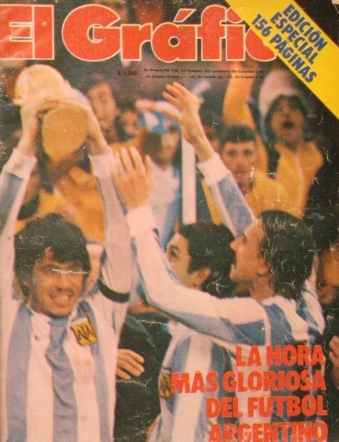 Imagen HISTORICO. La tapa de El Gráfico del 27 de junio de 1978.