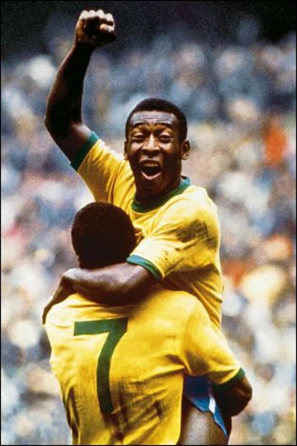Imagen REY. Pelé ganaba su tercera Copa del Mundo. ¿Las anteriores? Suecia 1958 y Chile 1962.
