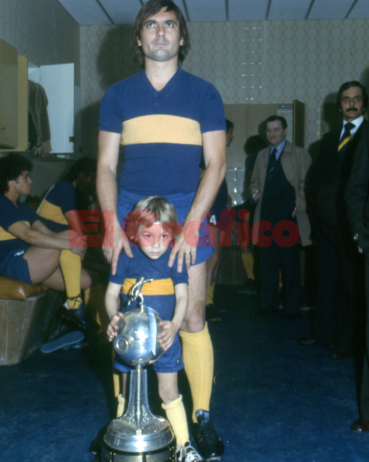 Imagen Suñé, su hijo y la Copa Libertadores 