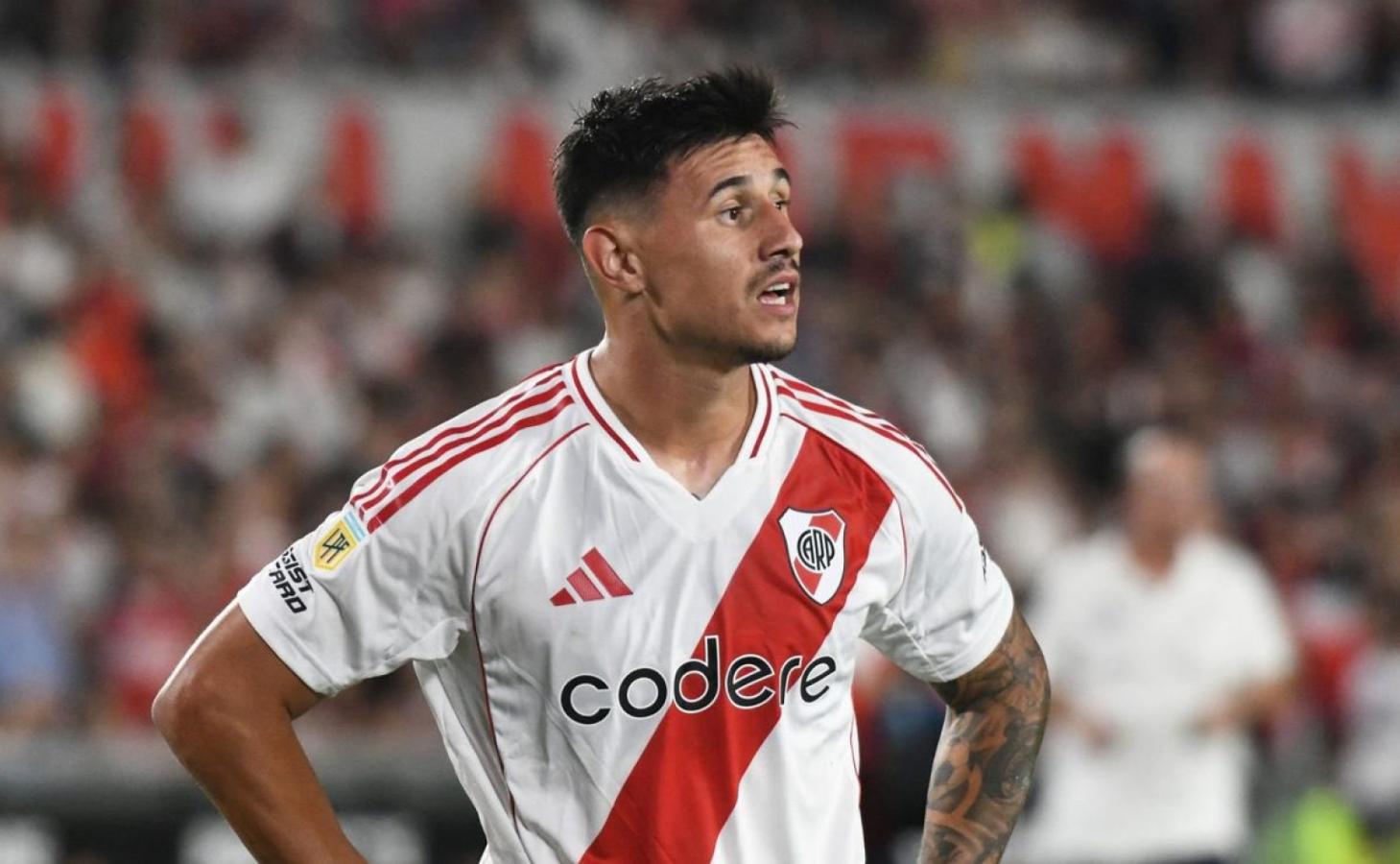 Imagen Bareiro no pudo marcar ningún gol en River.