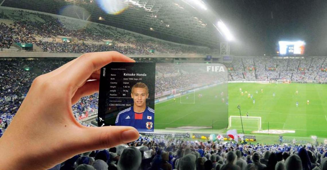 Imagen UNA MUESTRA clara de lo que promete la organización japonesa a nivel tecnología para el 2022: un touch screen que permitirá seguir las estadísticas de los jugadores al momento.