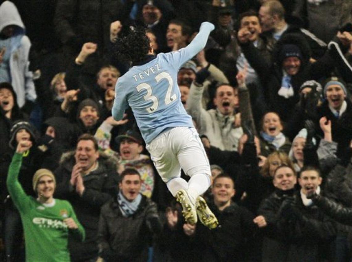 Imagen Carlos Tevez, 26 años, capitán y goleador del Manchester City.