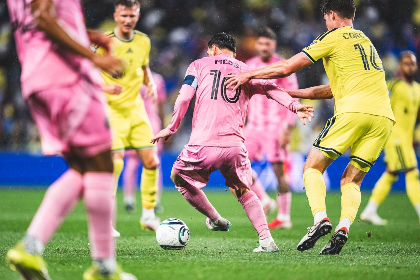 Imagen Messi en acción