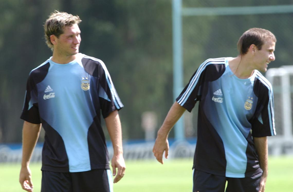 Imagen En 2005, fue convocado a la Selección de Pekerman junto a Rodrigo Palacio. Jugó dos partidos y metió un gol.