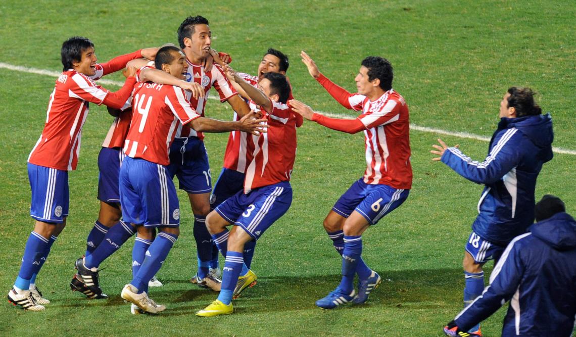 Imagen Los jugadores festejan la clasificación a la final