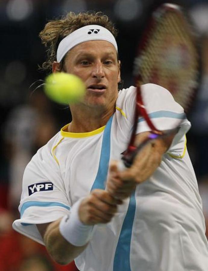 Imagen EL REY David bbarió a Troicki, quien le había dado a Serbia la primera Copa Davis de su historia ante Francia (Sitio oficial Copa Davis).