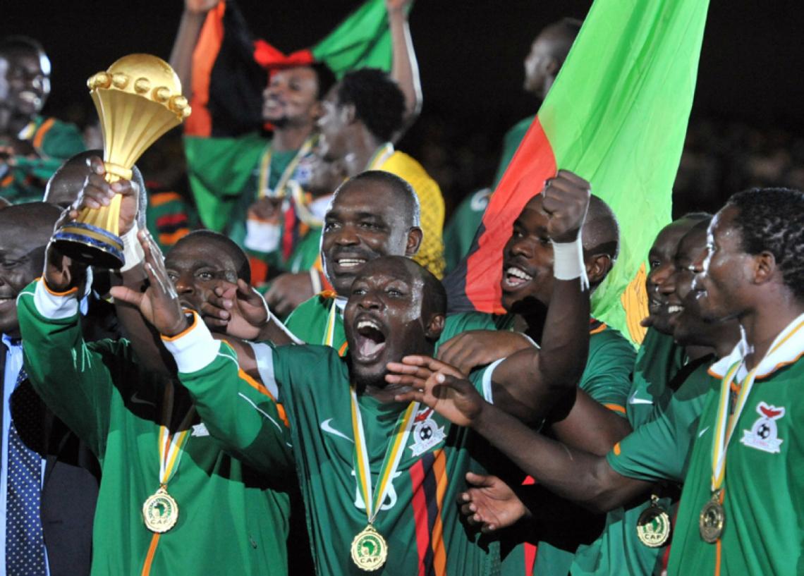 Imagen EL CAMPEON. Zambia festeja su primer título.