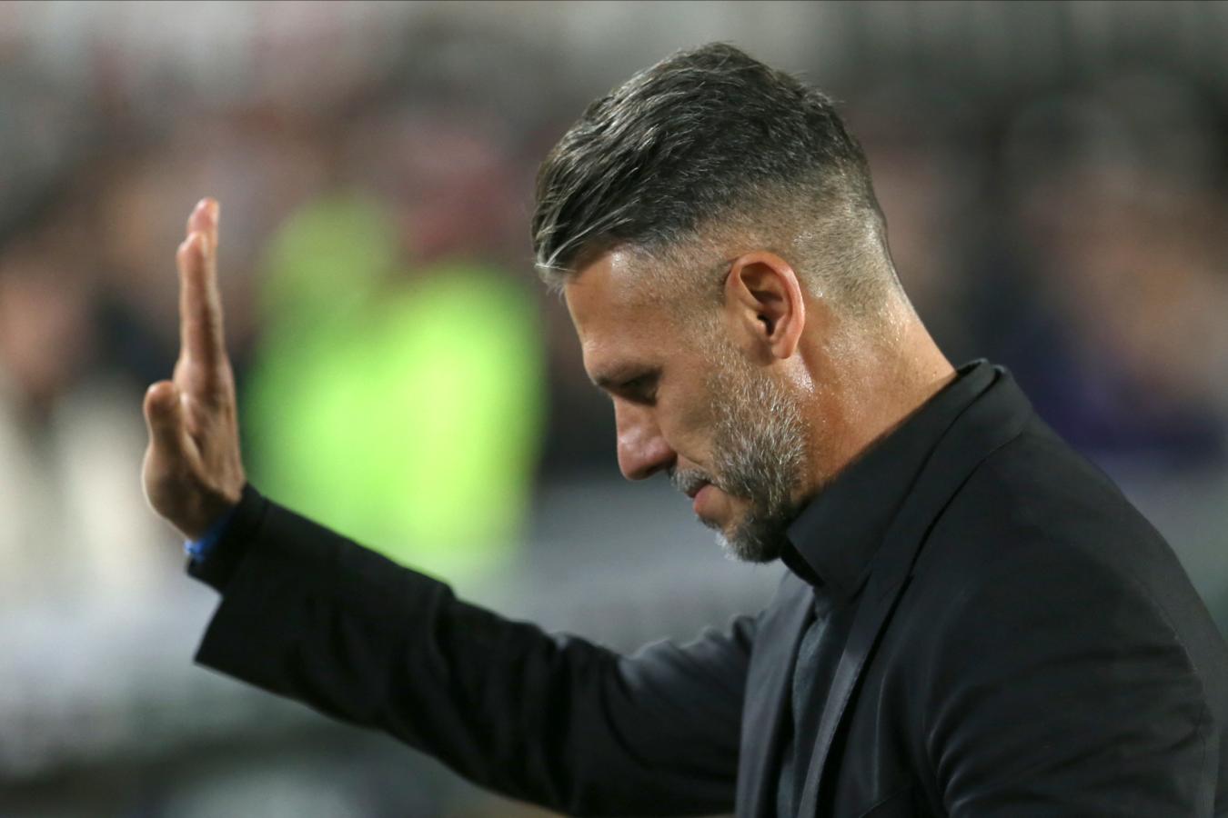 Imagen Martín Demichelis, ante su última vez como DT de River y en el Monumental.
