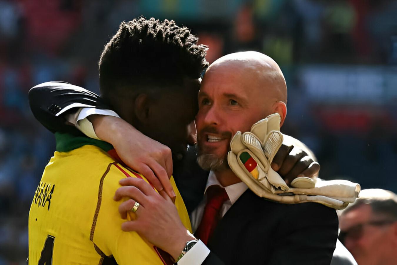 Imagen André Onana y Erik Ten Hag, ¿los culpables del arribo fallido de Dibu a Manchester United? Foto: AFP