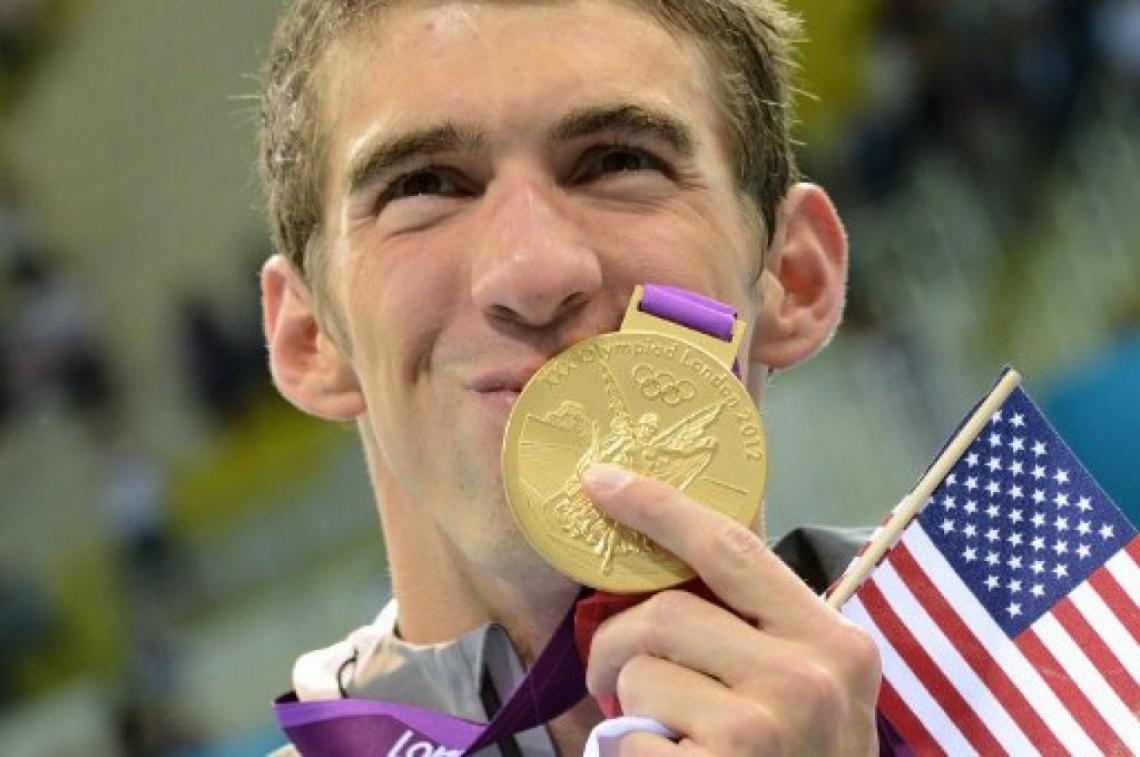 Imagen MICHAEL PHELPS, el más ganador de la historia olímpica. Tiene 22 medallas; 18 son de oro.