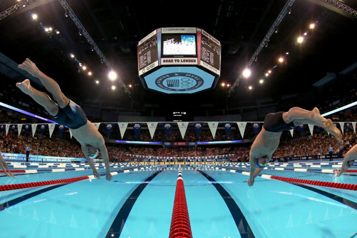 Imagen PHELPS y Lochte en plena partida. El gran duelo de la natación moderna.