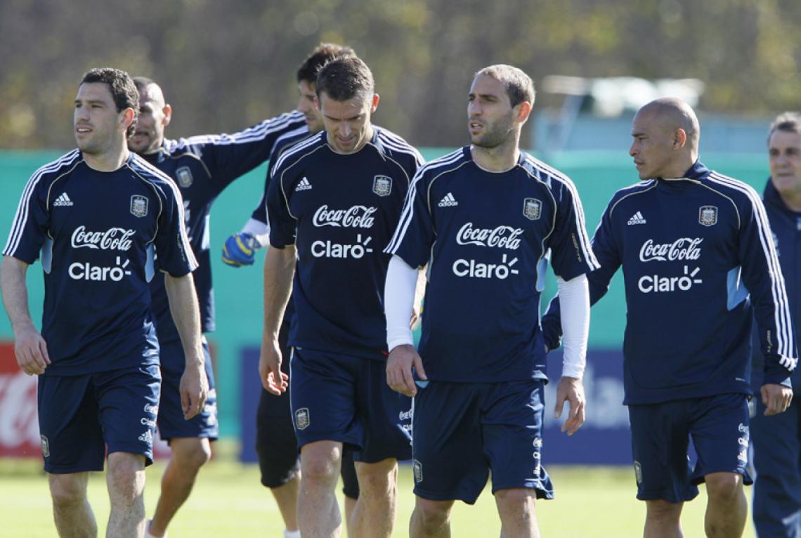 Imagen VUELTA A la calma, tras el exigente entrenamiento con la Selección.