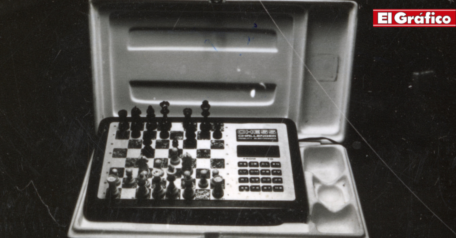 Imagen La Chess Challenger, una de las primeras micro computadoras para jugar ajedrez