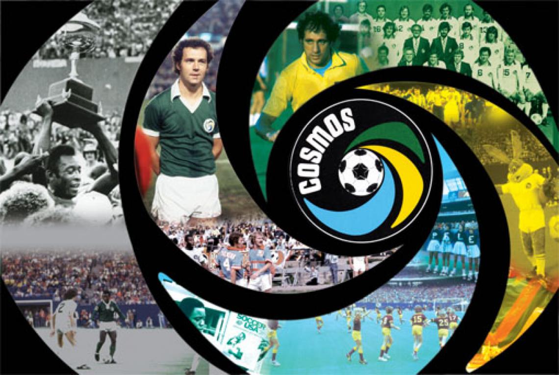 EL COSMOS setentista: Pelé campeón, Beckenbauer, Chinaglia, porristas, Buggs Bunny mascota...