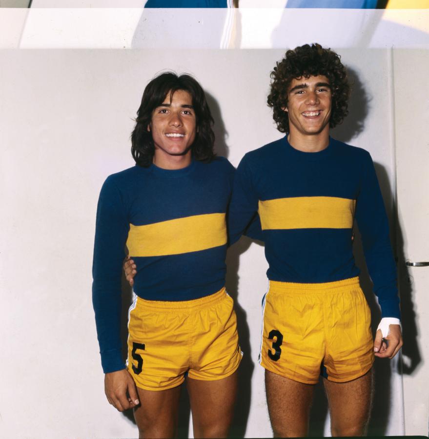 CON MARCELO Trobbiani empezaron juntos en Boca y fueron campeones con la Selección Juvenil en el torneo de Toulon.