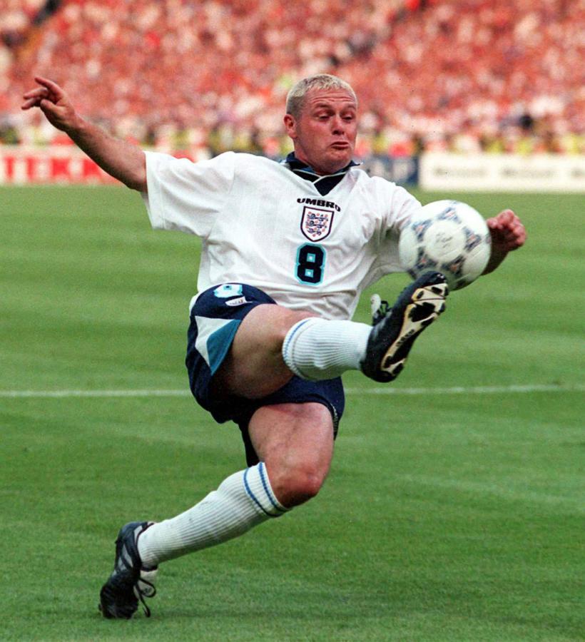 Imagen GASGOIGNE, la figura del fútbol inglés durante los '90. Jugó el Mundial de Italia.