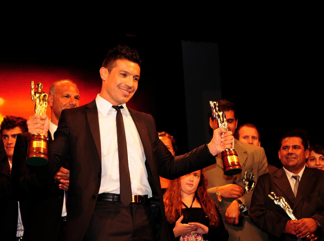 Imagen EL BROCHE para un 2012 perfecto. Recibió el Olimpia de Oro como el mejor deportista argentino de la temporada.