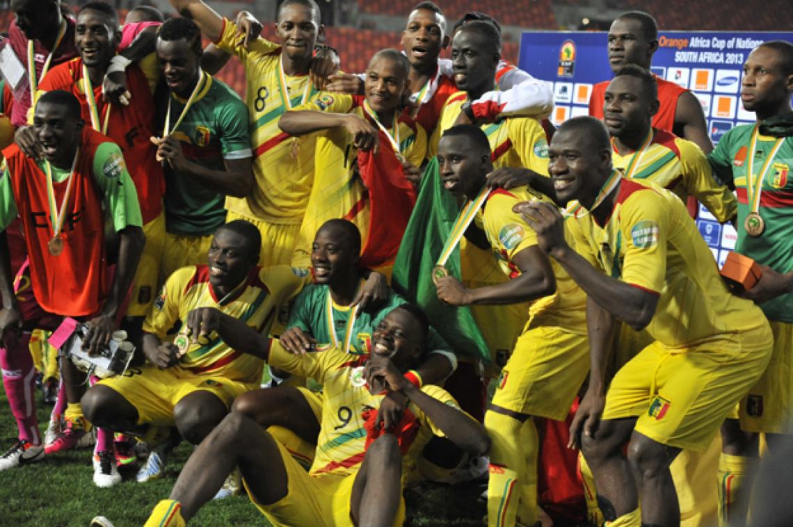 Imagen TERCER puesto, el obtenido por la selección de Malí, luego de caer en semifinales contra Nigeria y recuperarse ante Ghana.