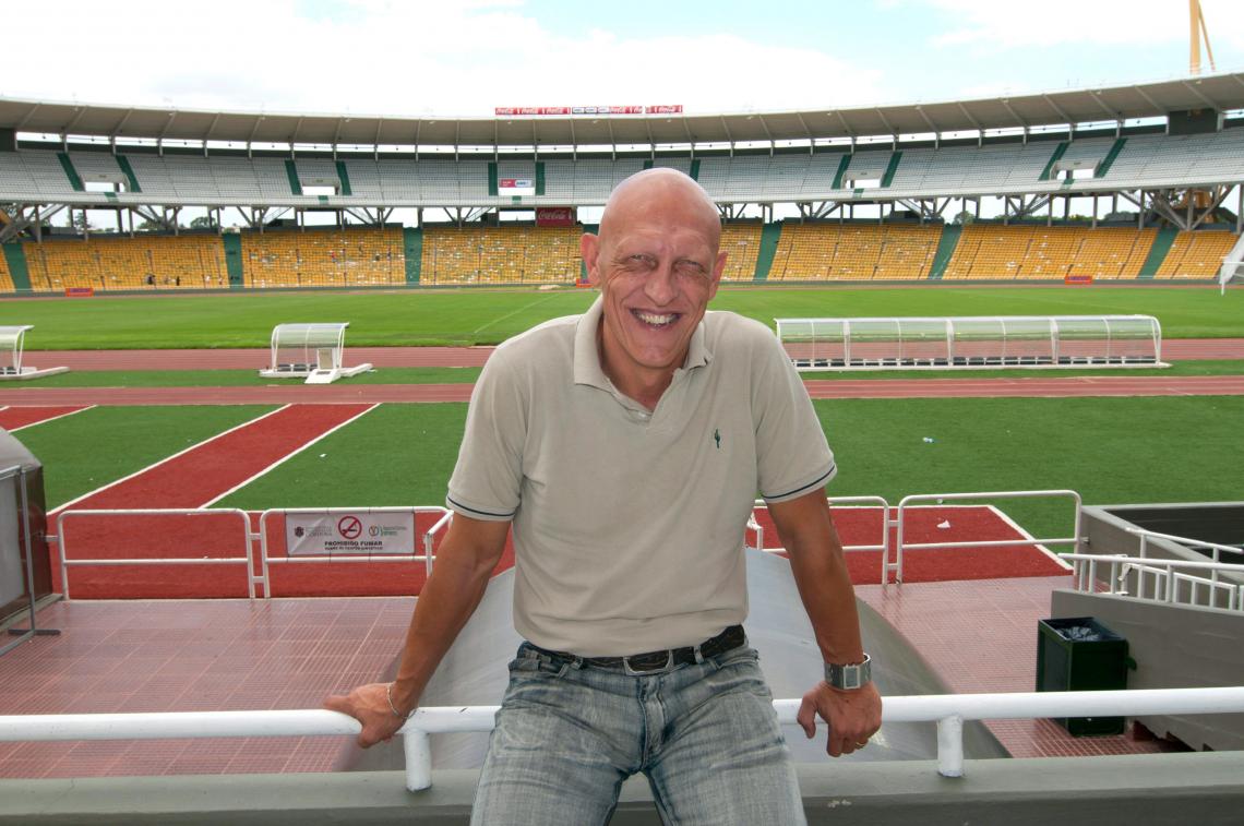 Imagen EN EL ESTADIO Mario Kempes, su ídolo y espejo como futbolista.