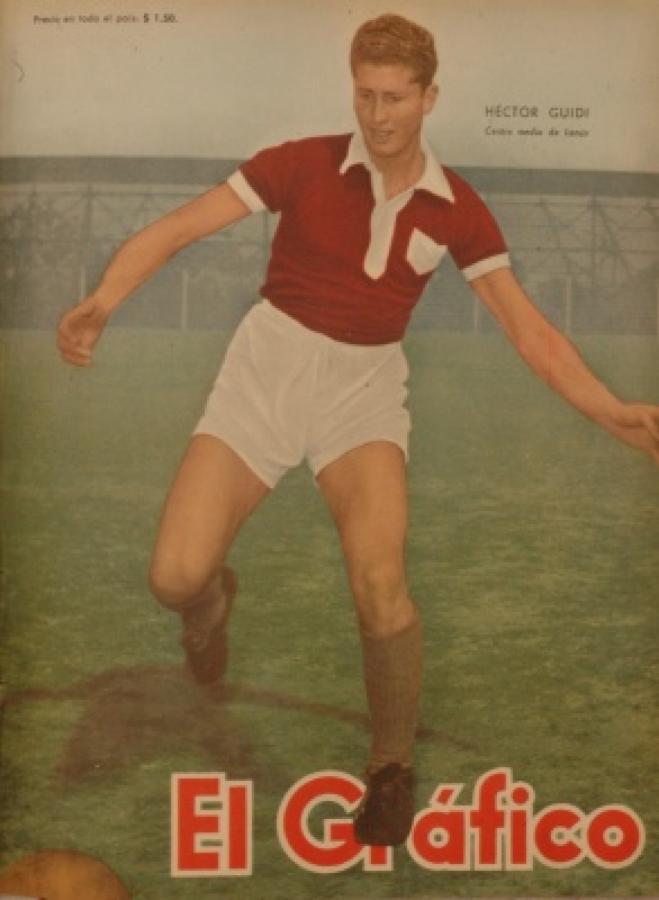 Imagen GUIDI, UNO DE LOS máximos ídolos del club. La antigua calle General Hacha, sobre la que se emplaza el estadio de Lanús, lleva su nombre. 