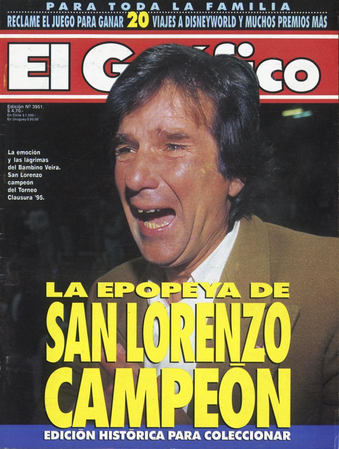 Imagen EPOPEYA. El llanto vale un título, el Clausura 95 con San Lorenzo.