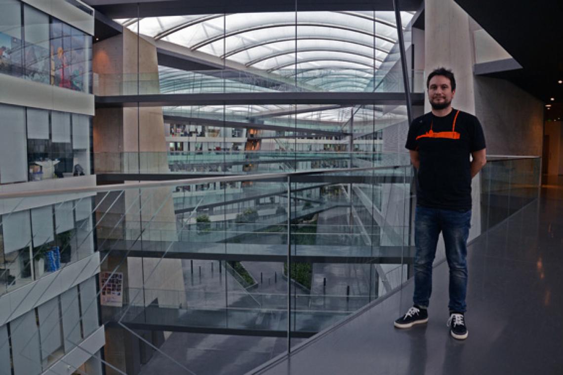 Imagen MARTIN en Herzogenaurach, el cuartel central de Adidas en Alemania. Allí trabaja con otros tres mil.