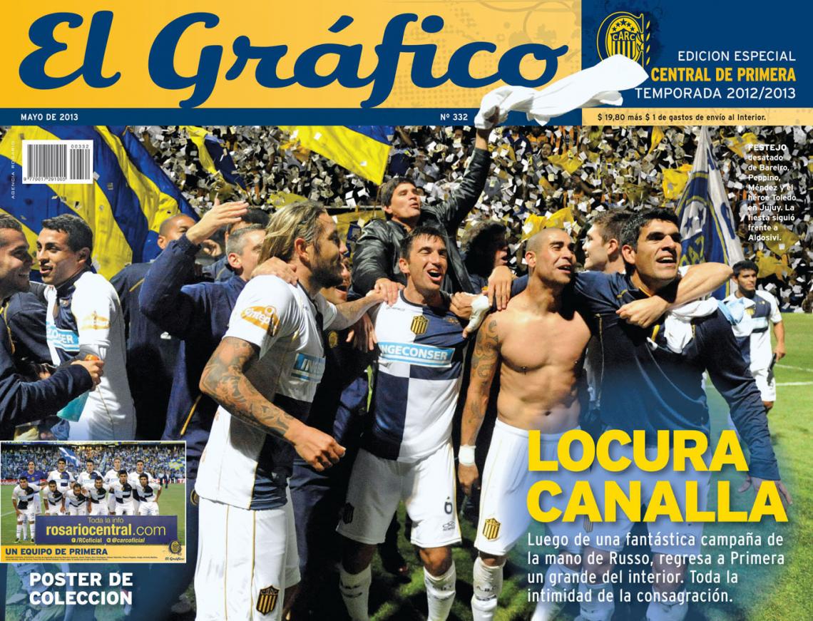 Ya salió la edición especial y el póster del ascenso de Rosario Central El Gráfico