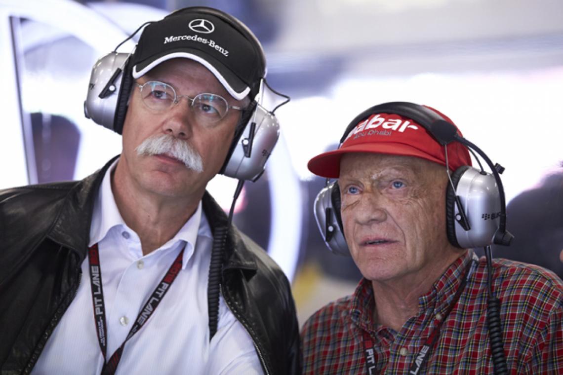 Imagen EL OJO CLINICO de Niki Lauda es sumamente valorado por el CEO de Mercedes-Benz, Dieter Zetsche.