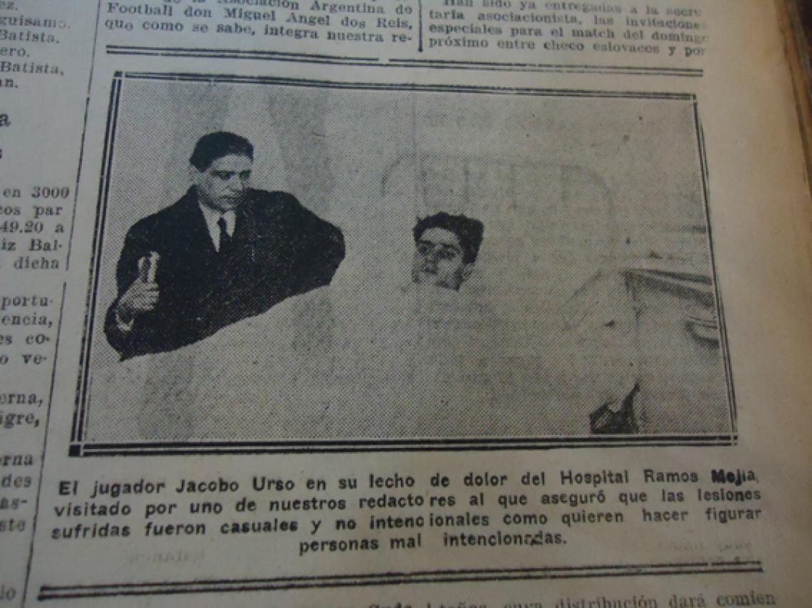 Imagen EN SU LECHO doliente junto a un cronista de El Telégrafo, que cubrió ampliamente el caso.