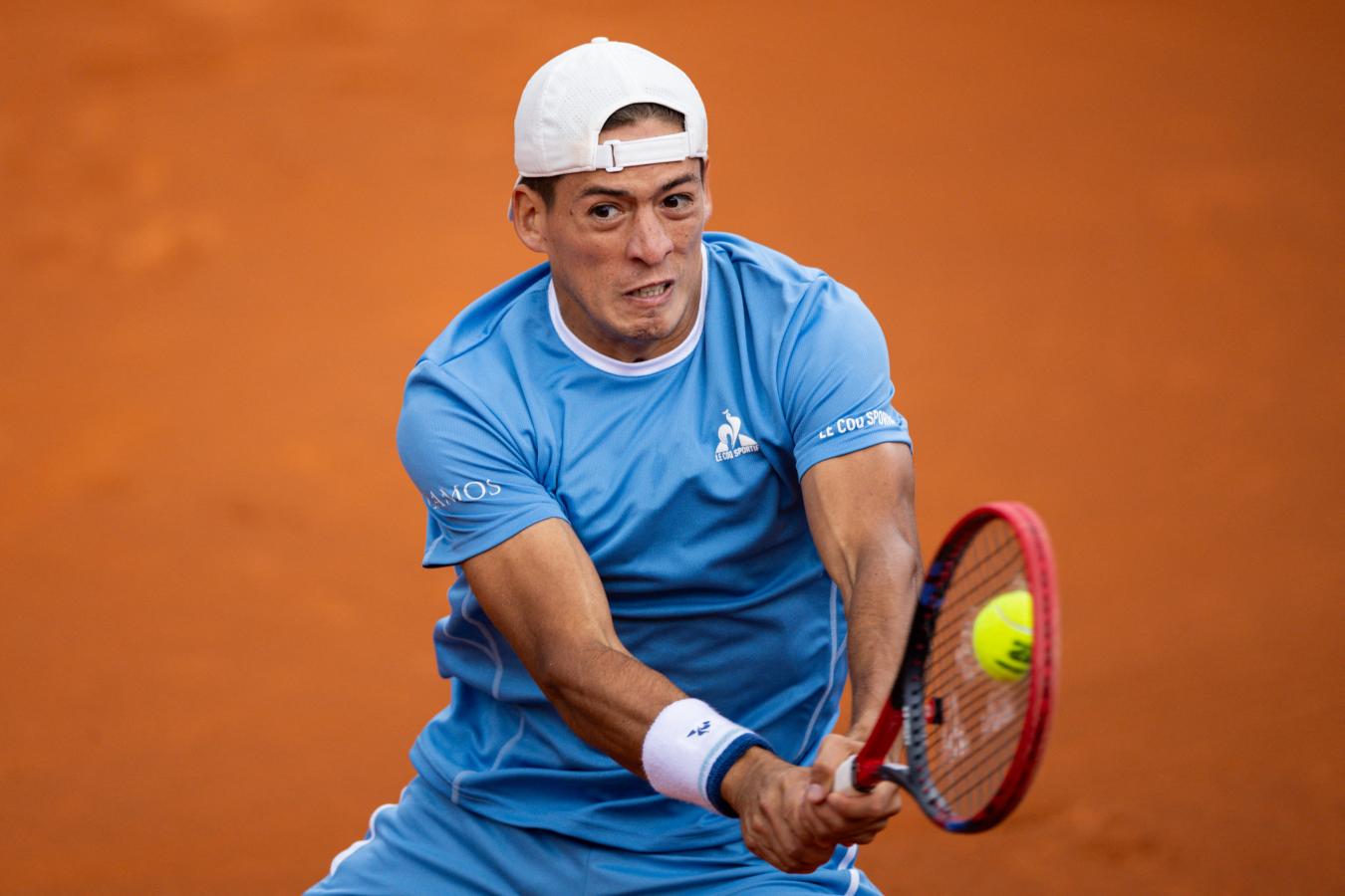 Imagen de Sebastián Báez tropezó en el ATP 500 de Barcelona