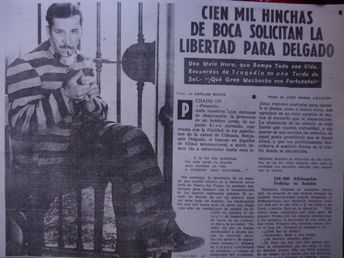 LAS CRONICAS policiales de los principales diarios nacionales reflejaron los vaivenes del caso Delgado, el delantero que cambió la ropa de futbolista por el traje a rayas.